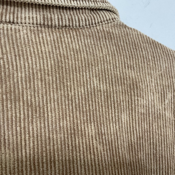 Mazik Army style Womens Corduroy Jacket Button down Aztec Print Sz L - Picture 3 of 11